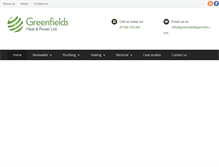 Tablet Screenshot of greenfieldspenrith.com